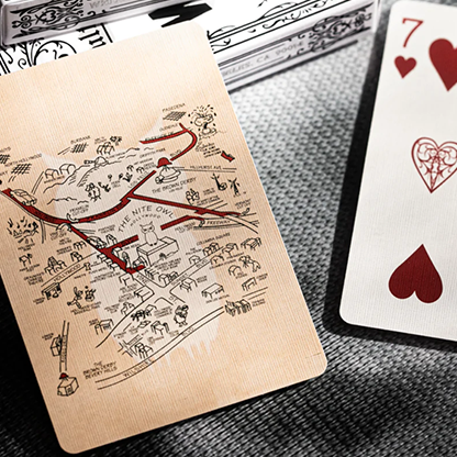 Fulton's White Jazz Playing Cards by Dan & Dave-Playing Cards-Wondercraft