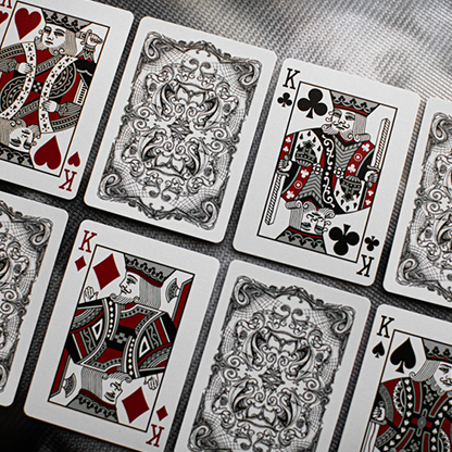 Fulton's White Jazz Playing Cards by Dan & Dave-Playing Cards-Wondercraft