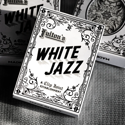 Fulton's White Jazz Playing Cards by Dan & Dave-Playing Cards-Wondercraft