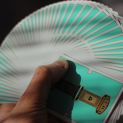 Gemini Casino (Deluxe Edition) Turquoise Playing Cards by Gemini-Playing Cards-Wondercraft