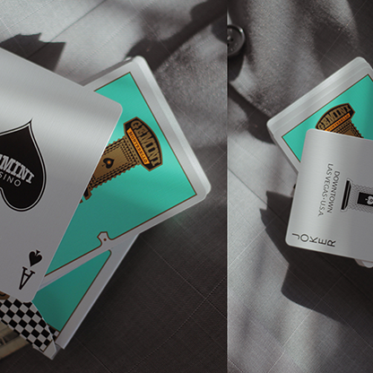 Gemini Casino Turquoise Playing Cards by Gemini-Playing Cards-Wondercraft