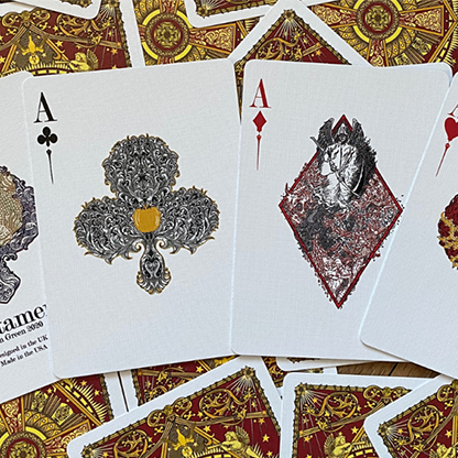 Gilded Testament Playing Cards-Playing Cards-Wondercraft