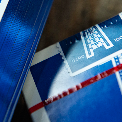 Gilded Vintage Feel Jerry's Nuggets (Blue) - Limited Release-Playing Cards-Wondercraft