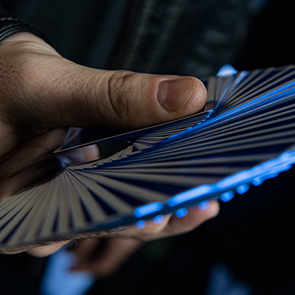 Gilded Vintage Feel Jerry's Nuggets (Blue) - Limited Release-Playing Cards-Wondercraft