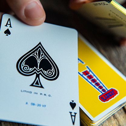 Gilded Vintage Feel Jerry's Nuggets (Yellow) - Limited Release-Playing Cards-Wondercraft