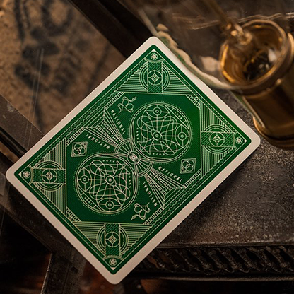 Green National Playing Cards by theory11-Playing Cards-Wondercraft