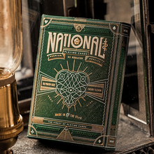 Green National Playing Cards by theory11-Playing Cards-Wondercraft