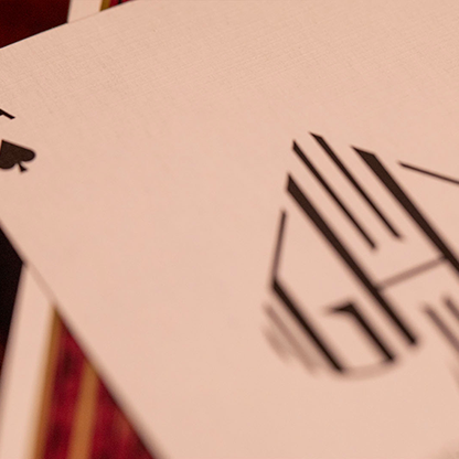 Hollingworth Playing Cards (Burgundy)-Playing Cards-Wondercraft