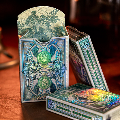 Holographic Legal Tender Playing Cards by Kings Wild-Playing Cards-Wondercraft