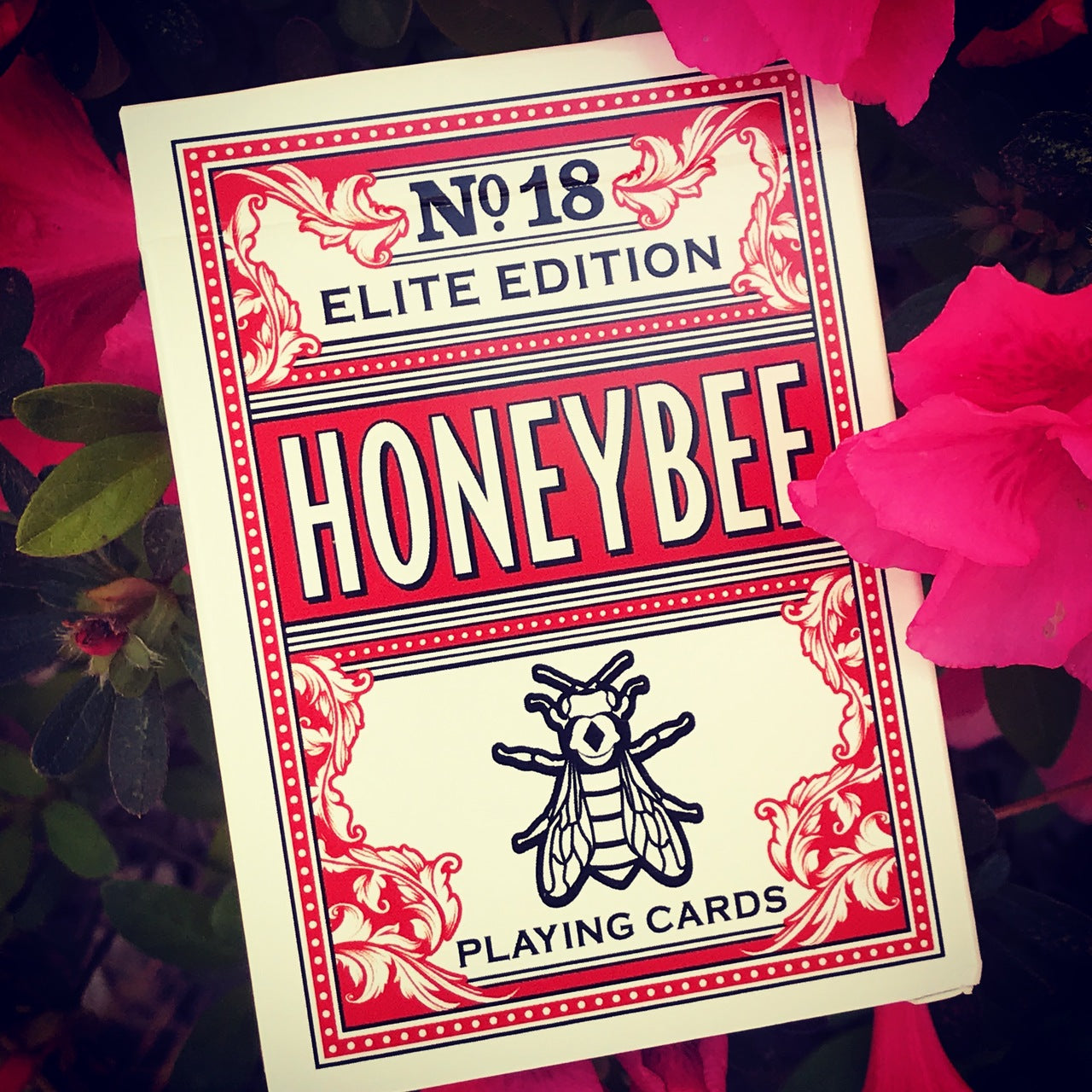 Honeybee Playing Cards - Red-Playing Cards-Wondercraft
