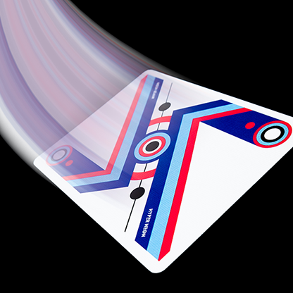 HYPER NEON Playing Cards by Riffle Shuffle-Playing Cards-Wondercraft