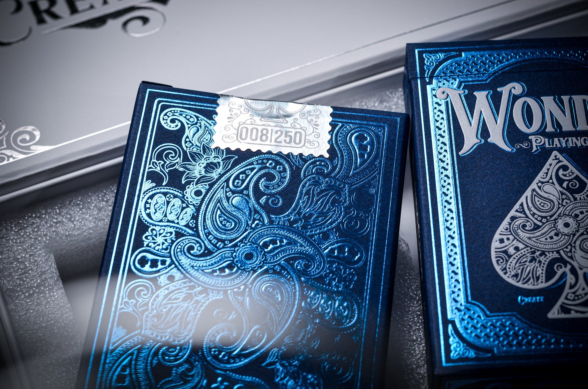 Blue Wonder Collector Set - Silver Gilded Deck