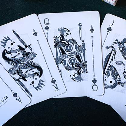 INFINITUM (Ghost White) Playing Cards-Playing Cards-Wondercraft