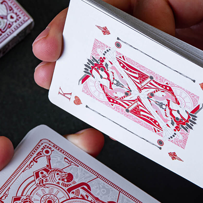 INFINITUM (Ghost White) Playing Cards-Playing Cards-Wondercraft