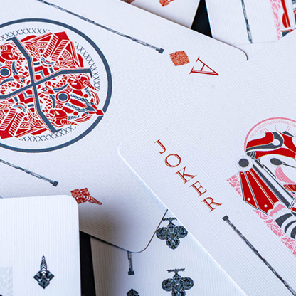 INFINITUM (Ghost White) Playing Cards-Playing Cards-Wondercraft