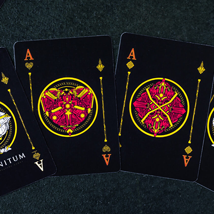 INFINITUM (Midnight Black) Playing Cards-Playing Cards-Wondercraft