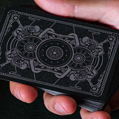 INFINITUM (Midnight Black) Playing Cards-Playing Cards-Wondercraft