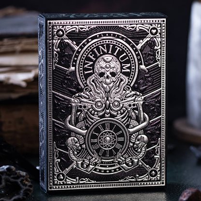 INFINITUM (Midnight Black) Playing Cards-Playing Cards-Wondercraft