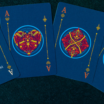 INFINITUM (Royal Blue) Playing Cards-Playing Cards-Wondercraft