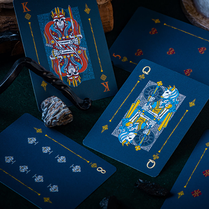 INFINITUM (Royal Blue) Playing Cards-Playing Cards-Wondercraft