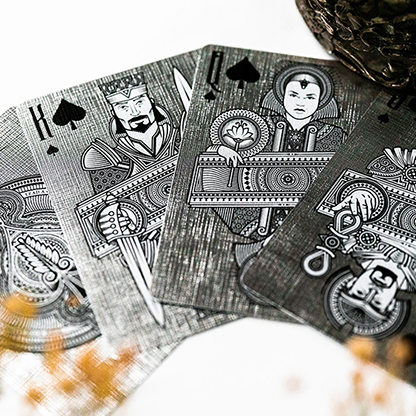 Invocation Platinum Playing Cards by Kings Wild Project-Playing Cards-Wondercraft