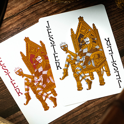 King Arthur (Carmine Cavalier) Playing Cards by Riffle Shuffle-Playing Cards-Wondercraft