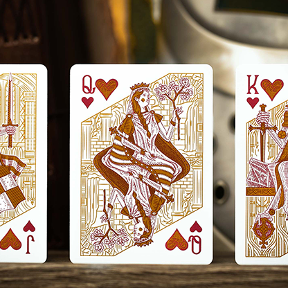 King Arthur (Carmine Cavalier) Playing Cards by Riffle Shuffle-Playing Cards-Wondercraft