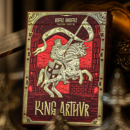 King Arthur (Carmine Cavalier) Playing Cards by Riffle Shuffle-Playing Cards-Wondercraft