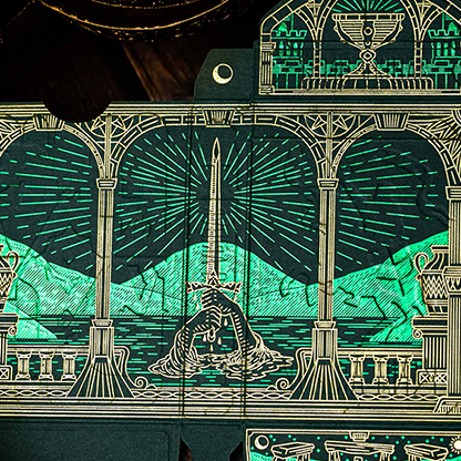 King Arthur (Emerald Saga) Playing Cards by Riffle Shuffle-Playing Cards-Wondercraft