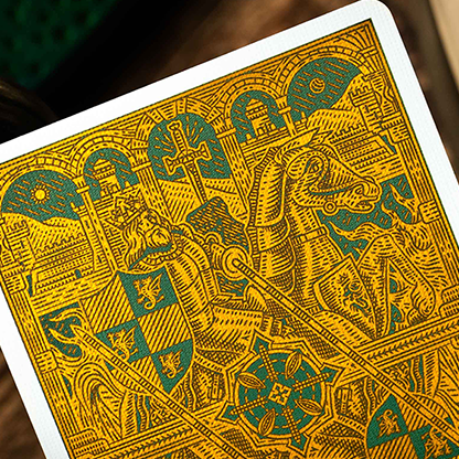 King Arthur (Emerald Saga) Playing Cards by Riffle Shuffle-Playing Cards-Wondercraft