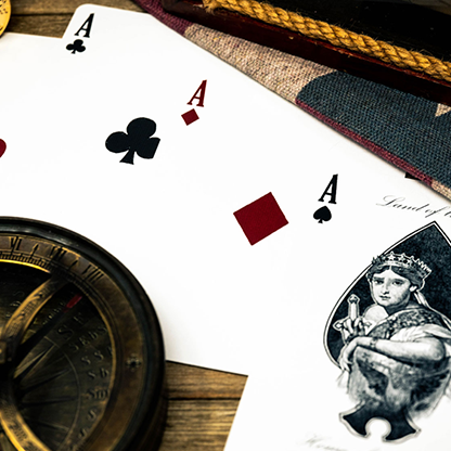 Kings Wild Bicycle Americana Playing Cards by Jackson Robinson-Playing Cards-Wondercraft