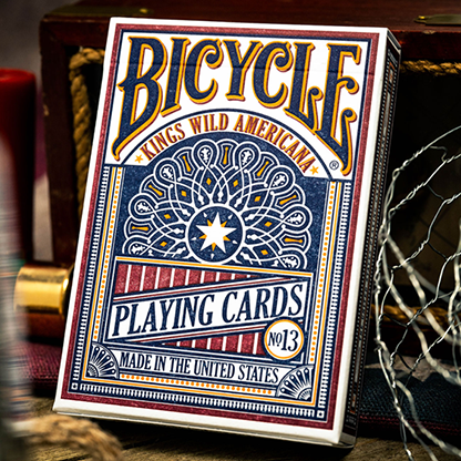 Kings Wild Bicycle Americana Playing Cards by Jackson Robinson-Playing Cards-Wondercraft