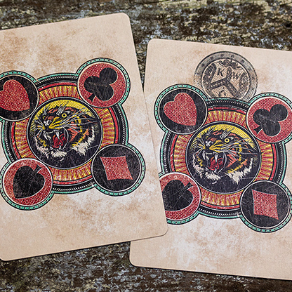 Kings Wild Tigers Playing Cards by Jackson Robinson-Playing Cards-Wondercraft
