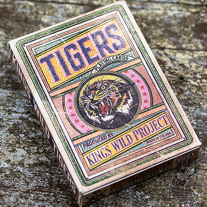 Kings Wild Tigers Playing Cards by Jackson Robinson-Playing Cards-Wondercraft