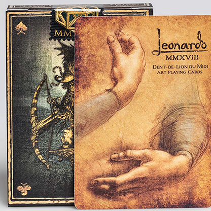 Leonardo MMXVIII Gold Edition by Art Playing Cards-Playing Cards-Wondercraft