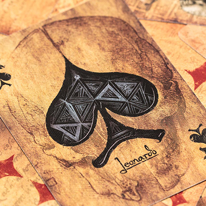 Leonardo MMXVIII Gold Edition by Art Playing Cards-Playing Cards-Wondercraft