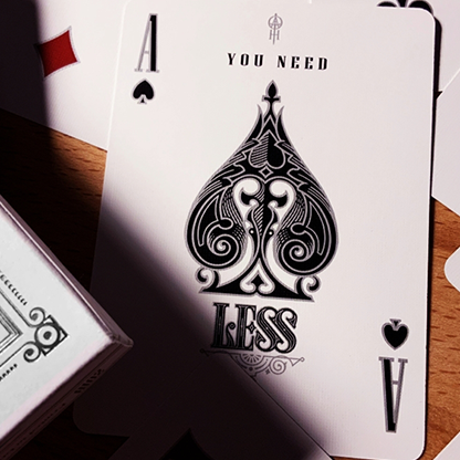 Less Playing Cards (Silver) by Lotrek-Playing Cards-Wondercraft