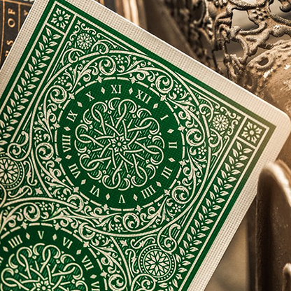 Limited Edition Green Tycoon Playing Cards by theory11-Playing Cards-Wondercraft