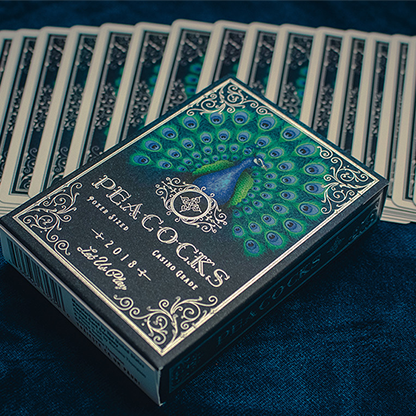 Limited Edition Peacocks Playing Cards by Rocsana Thompson-Playing Cards-Wondercraft