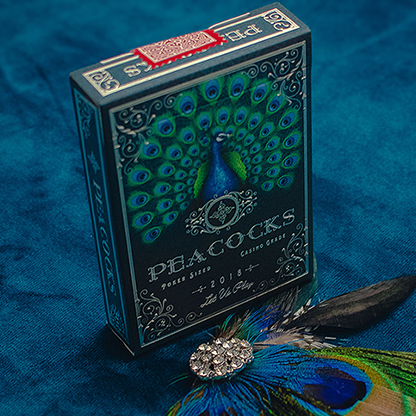 Limited Edition Peacocks Playing Cards by Rocsana Thompson-Playing Cards-Wondercraft