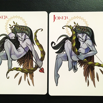 Limited Edition Theos Playing Cards (Green)-Playing Cards-Wondercraft