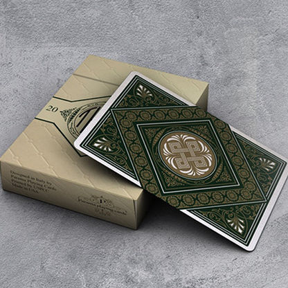 Limited Edition Theos Playing Cards (Green)-Playing Cards-Wondercraft