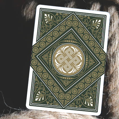 Limited Edition Theos Playing Cards (Green)-Playing Cards-Wondercraft