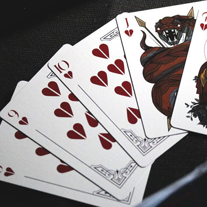 Limited Edition Theos Playing Cards (Purple)-Playing Cards-Wondercraft