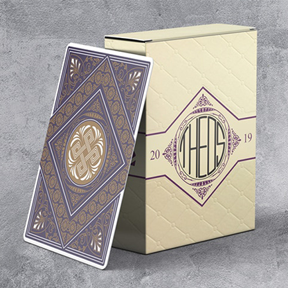 Limited Edition Theos Playing Cards (Purple)-Playing Cards-Wondercraft