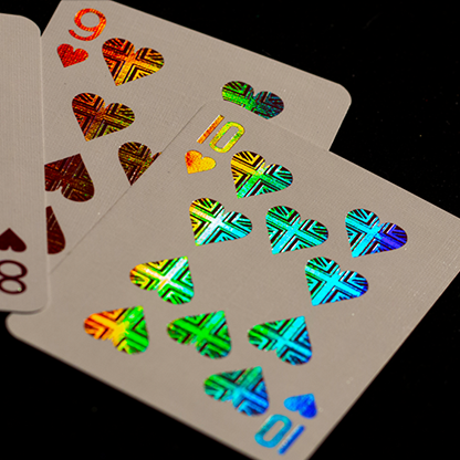 London Diffractor Emerald Playing Cards-Playing Cards-Wondercraft