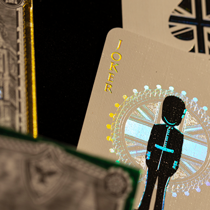 London Diffractor Gold Playing Cards-Playing Cards-Wondercraft