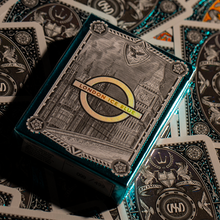 London Diffractor Ice Blue Playing Cards-Playing Cards-Wondercraft