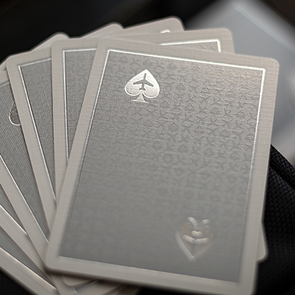 Lounge Edition in Jetway (Silver) with Limited Back by Jetsetter Playing Cards-Playing Cards-Wondercraft