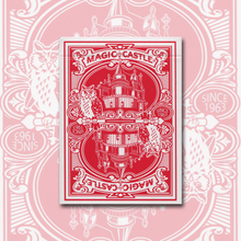 Magic Castle Cards (Red)-Playing Cards-Wondercraft